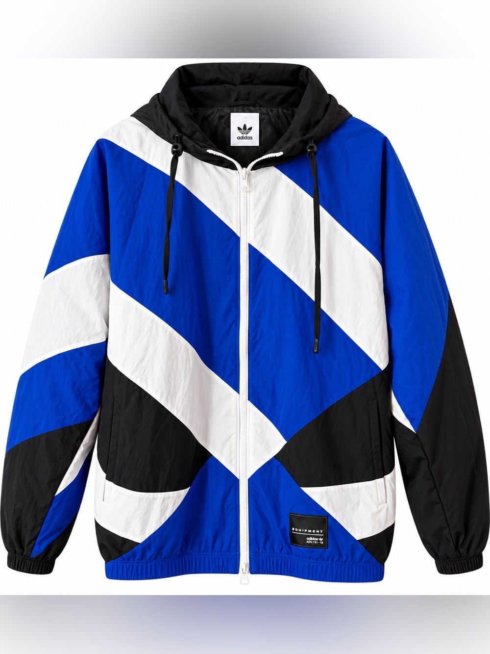 adidas Originals EQT 18 Windbreaker Men's Blue White Black - Size S